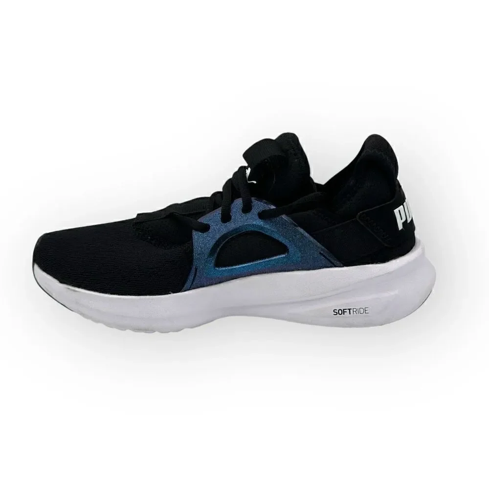 NWOT Puma Softride Enzo Nova Shine Running 377917 01 Shoes Black/White Women 8.5